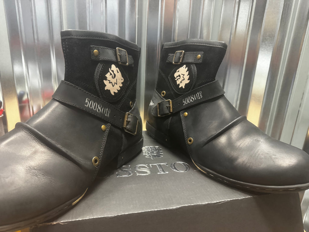 Botas Cuero OSSTONE para Motocicleta Talla 48