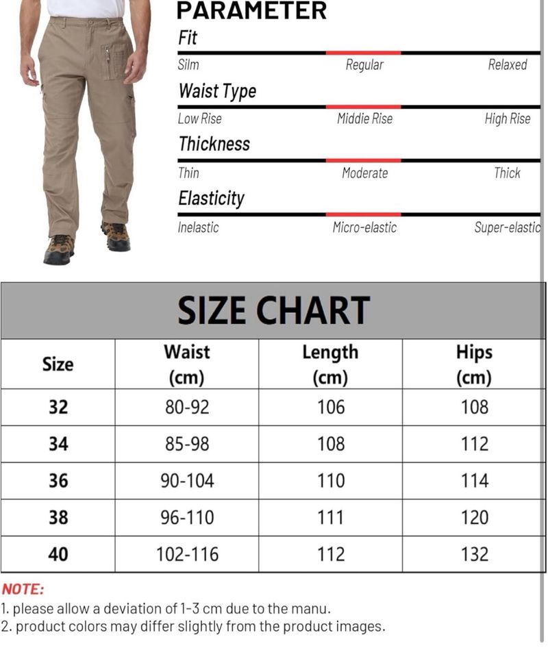 Pantalones tácticos MAGCOMSEN Talla 40