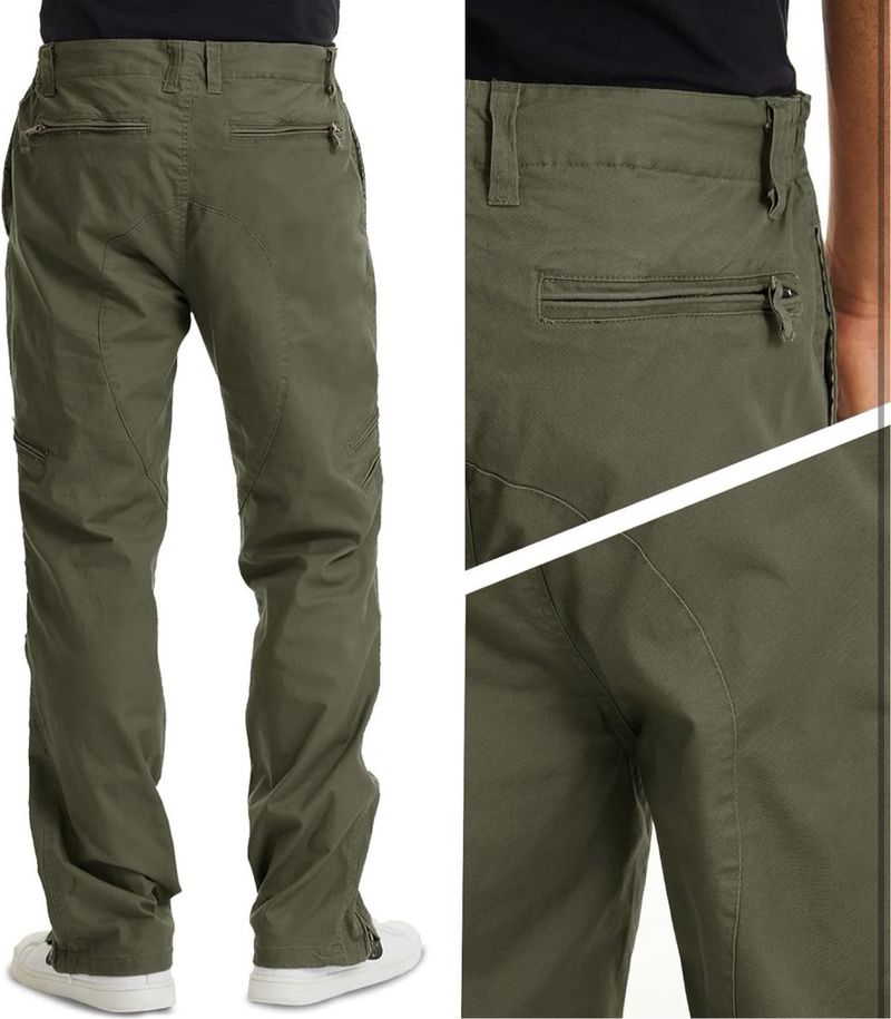Pantalones Tácticos Hombre con Bolsillos Talla 40