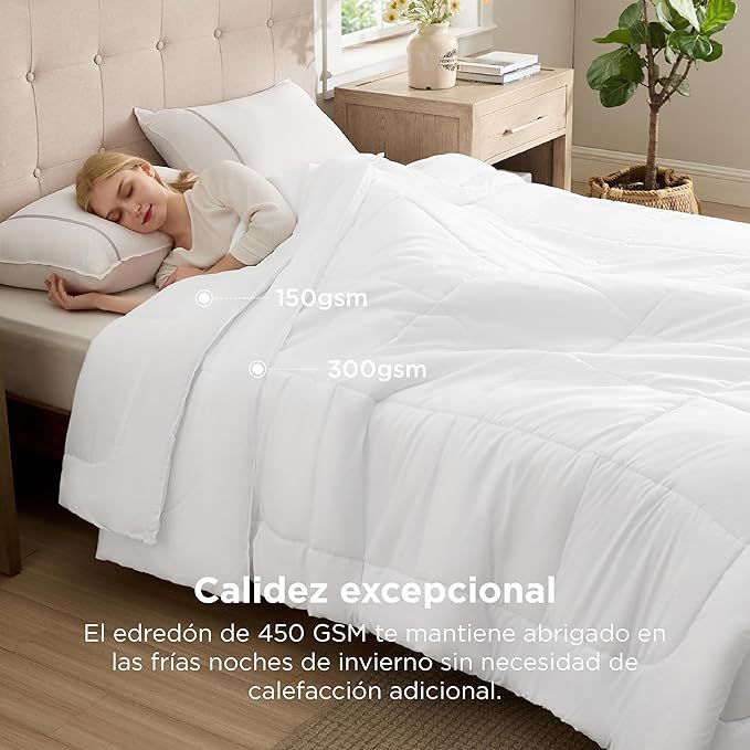 Edredón 4 Estaciones Bedsure 135x220, 3 en 1