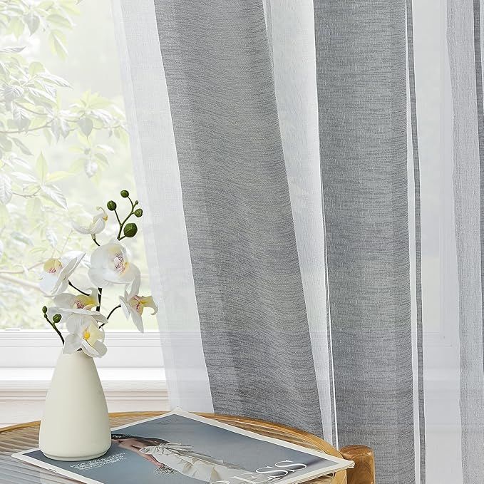 Cortinas Translucidas Modernas 2*140*215