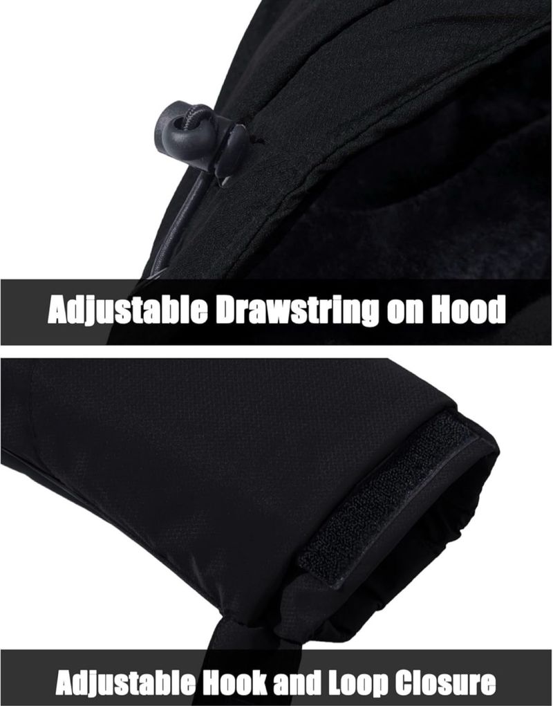 Chaqueta Impermeable Hombre Multibolsillos Talla M