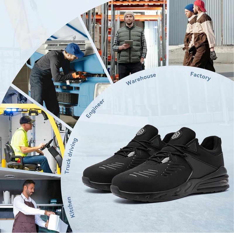 Zapatos de Seguridad LARNMERN Talla 42