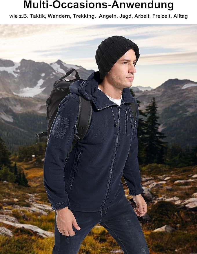 Chaqueta de Forro Polar para Hombre Talla S Azul