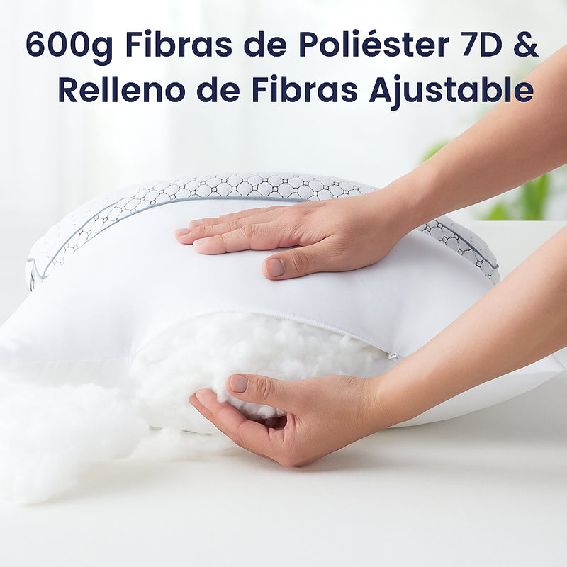 Almohada ajustable BedStory 2*50x50cm