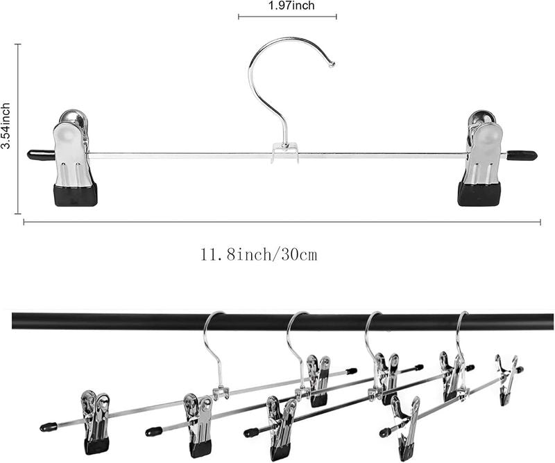 Perchas Metálicas para Pantalones (Pack 3)
