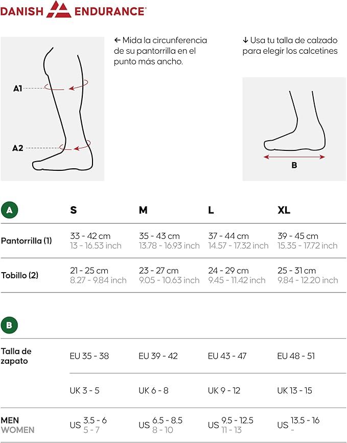 Calcetines Compresión DANISH ENDURANCE Talla 43/47