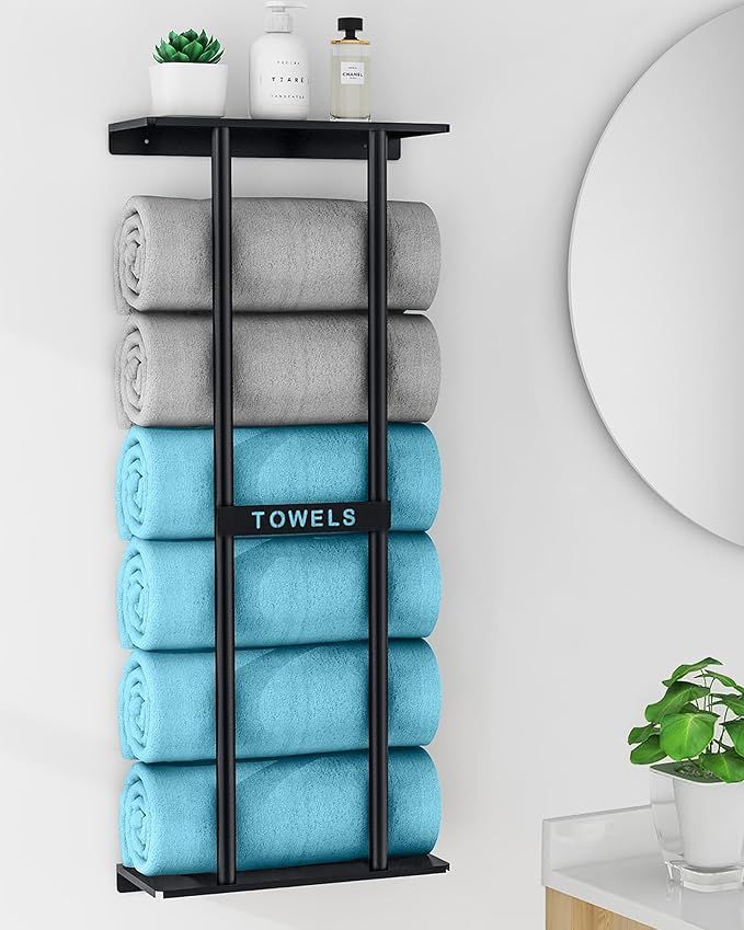 Toallero de Pared STWWO Color Negro