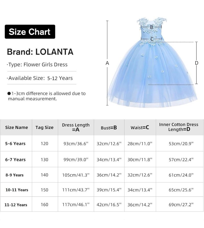 Traje de Baile Brillante para Niñas de 10-11 Años