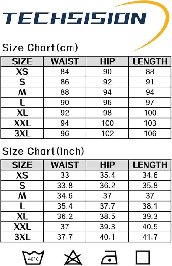 Pantalones Cargo TECHSISION Hombre Negros 3XL